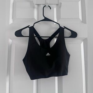 Adidas Women's Sleek Black Sports Bra